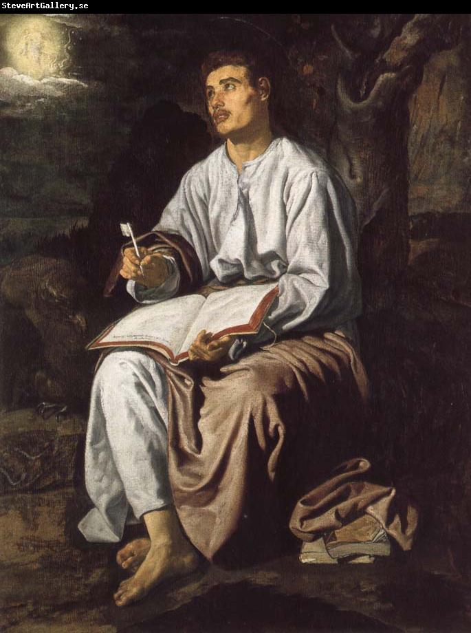 Diego Velazquez Saint john the Evangelist on the Island of Patmos